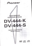 Pioneer DV 444 DV444 DVD Player France Deutsch Mode d emploi Bedienungsanleitung Gebrauchsanleitung9