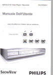 Philips DVDR 520 HDD DVD Recorder  Italia Manuale dell utente Specifiche Connessioni Registrazione