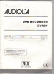 Audiola DVR 01 DVR01 DVD Rec English User manual Bedienungsanleitung Gebrauchsanleitung Anleitung 10