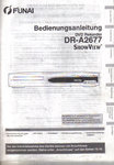 Funai DR A 2677 DVDRec Deutsch Bedienungsanleitung Gebrauchsanleitung Benutzeranleitung Anleitung 27