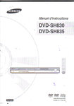 Samsung SH 830 835 France DVD HDD Recorder Manual d instructions Bedienungsanleitung