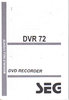 SEG DVR 72 Italia DVD Recorder Manuale dell utente Bedienungsanleitung Anleitung 19