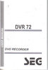 SEG DVR 72 English DVD Recorder user manual Bedienungsanleitung Anleitung 19