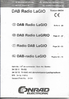 DAB Radio LaGIO Version 04 / 04 D GB F NL User Guide Bedienungsanleitung Gebrauchsanleitung 24