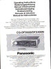 Panasonic CQ-DFX 600 499 N 400N Autoradio Radio GB D F NL I E  Mode d emploi Bedienungsanleitung 25